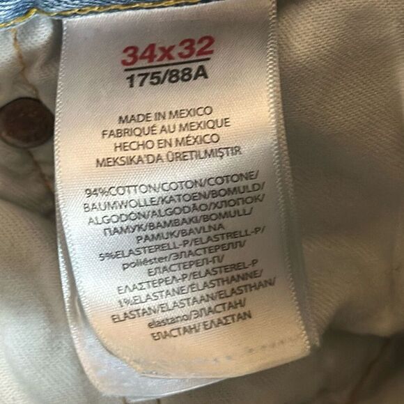 Polo Ralph Lauren Jeans Men's 34X32 Blue Sullivan Slim Straight Distressed - Picture 11 of 12